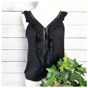 H& M Women Black Sleeveless Summer Top